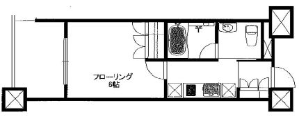パークハウス代々木公園ラフィナート 2階 間取り図