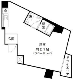 ディームス等々力 B1F1 間取り図