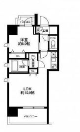 南麻布パークハイツ 502 間取り図