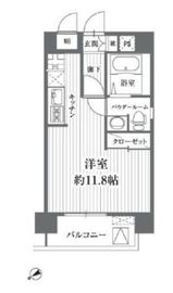 HF浅草橋レジデンス 1102 間取り図