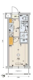 スカイコート渋谷北参道 4階 間取り図