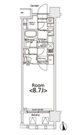 プライマル新宿若松町 907 間取り図