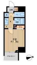 HF早稲田レジデンス 604 間取り図