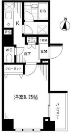 プライムアーバン千代田富士見 601 間取り図