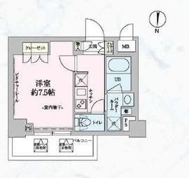 グランドコンシェルジュ菊川 4階 間取り図