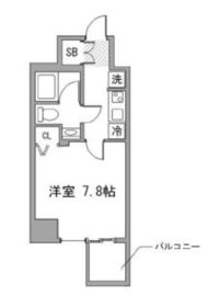 ディアレイシャス菊川 5階 間取り図